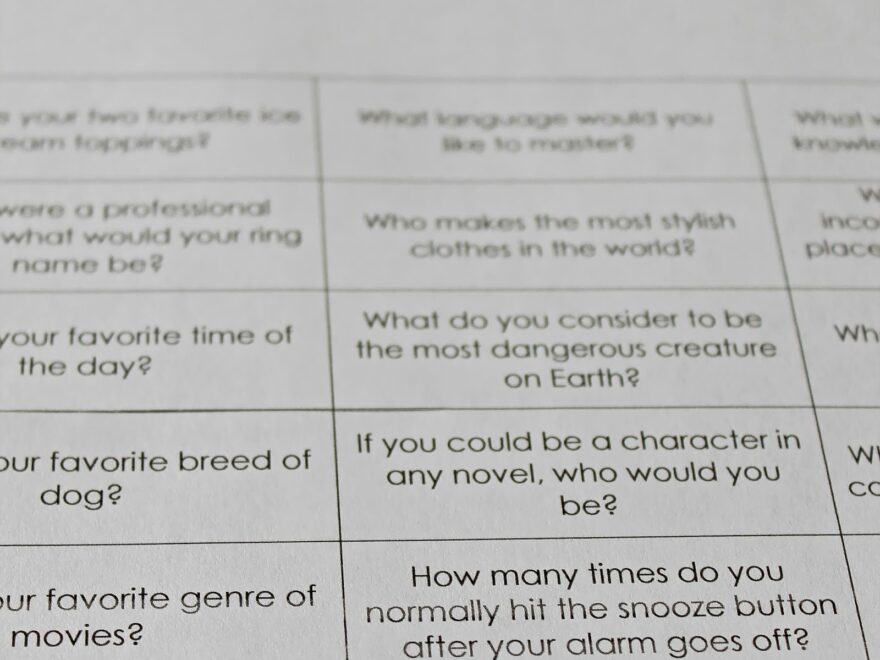 Loaded Questions A FREE Printable Game