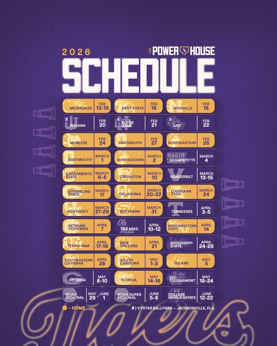 Lsu Printable Football Schedule 2026 Lsu Printable Football Schedule 2026