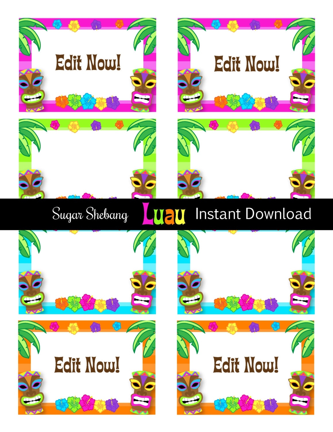 Luau Food Labels INSTANTLY Downloadable And Editable File Personalize At Home With Adobe Reader Or Picmonkey Luau Party Supplies Etsy Luau Food Labels INSTANTLY Downloadable And Editable File Personalize At Home With Adobe Reader Or Picmonkey Luau Party Supplies Etsy