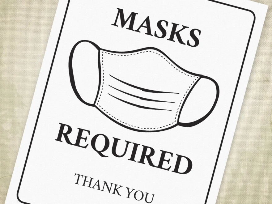 Masks Required Printable Sign