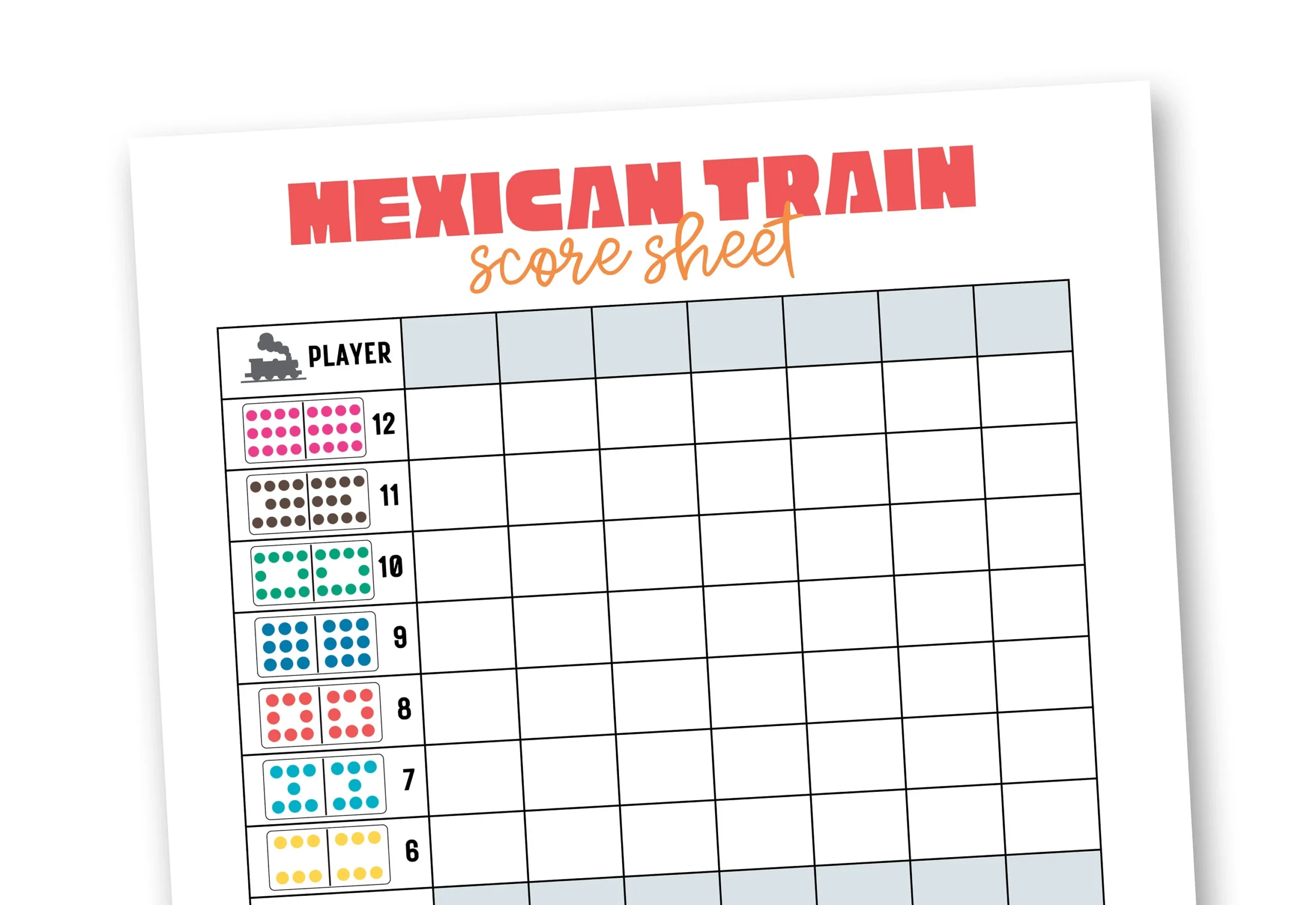 Mexican Train Scorecards Printable Dominoes Game Score Sheets Instant Download Mexican Train Game Scoresheet Etsy Norway Mexican Train Scorecards Printable Dominoes Game Score Sheets Instant Download Mexican Train Game Scoresheet Etsy Norway