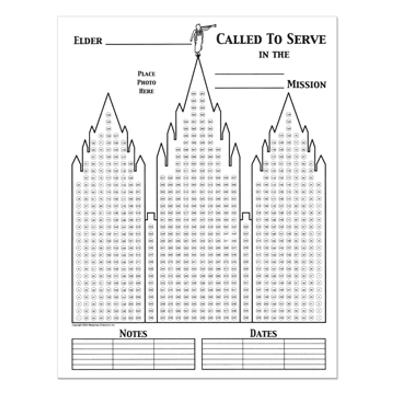 Free Printable Missionary Countdown Chart Free Printable Missionary Countdown Chart