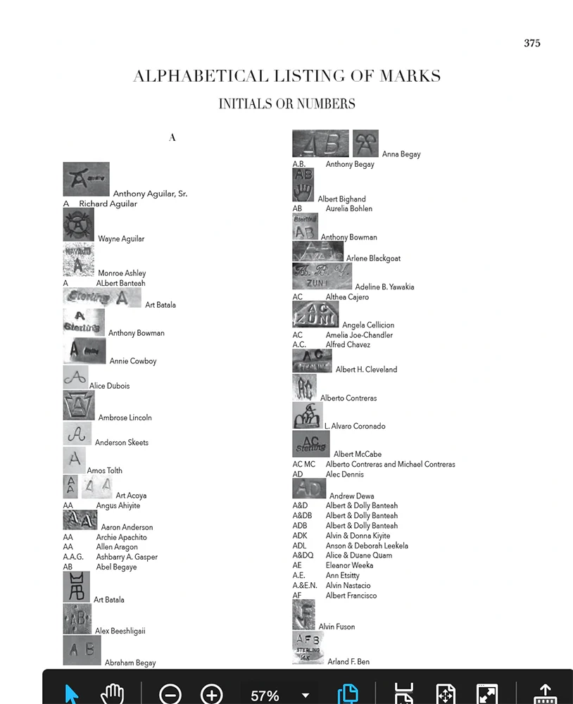 Native American And Southwestern Silver Hallmarks 5th Edition Print Bille Hougart Books Native American And Southwestern Silver Hallmarks 5th Edition Print Bille Hougart Books