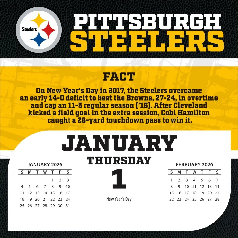 2026 Pittsburgh Steelers Printable Schedule 2026 Pittsburgh Steelers Printable Schedule