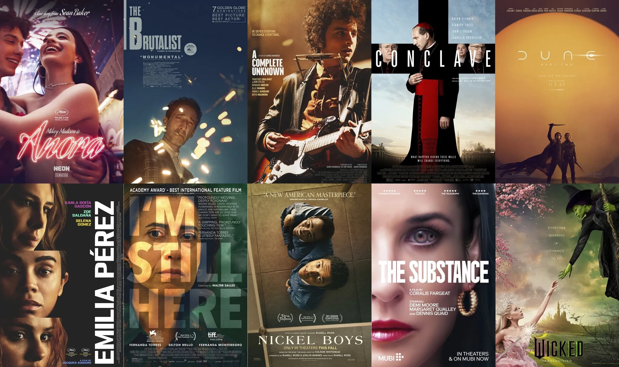 Oscars 2025 Download Our Printable Ballot The Seattle Times