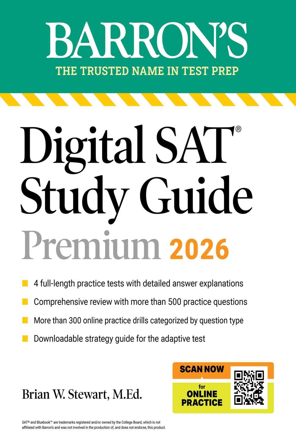 PDF Digital SAT Study Guide Premium 2026 3 Practice Tests Comprehensive Review Online Practice By Barron s Educational Series 9781506297644