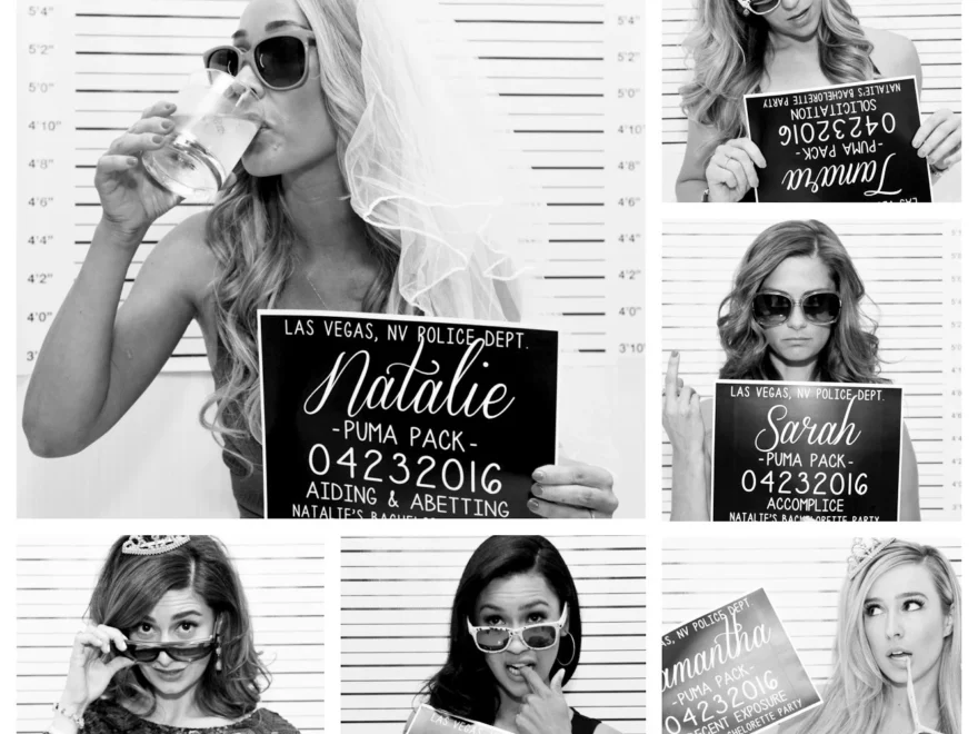 PRINTABLE Bachelorette Party Mugshot Signs UP To 10 SIGNS Customized With Your Girls Information And Your Ink Color Etsy