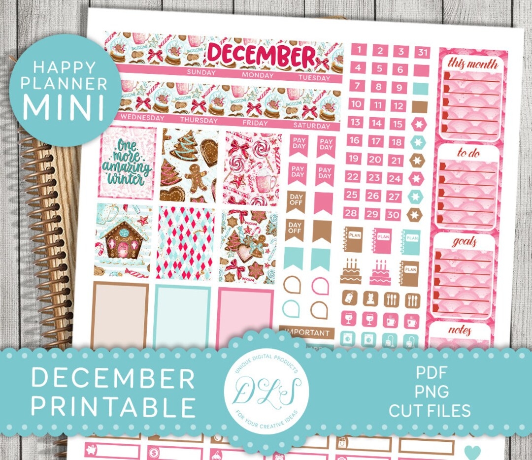 Printable DECEMBER Monthly Kit Mini Happy Planner December Planner Stickers December Monthly Printable Stickers Kit Cut Files MM179 Etsy Printable DECEMBER Monthly Kit Mini Happy Planner December Planner Stickers December Monthly Printable Stickers Kit Cut Files MM179 Etsy