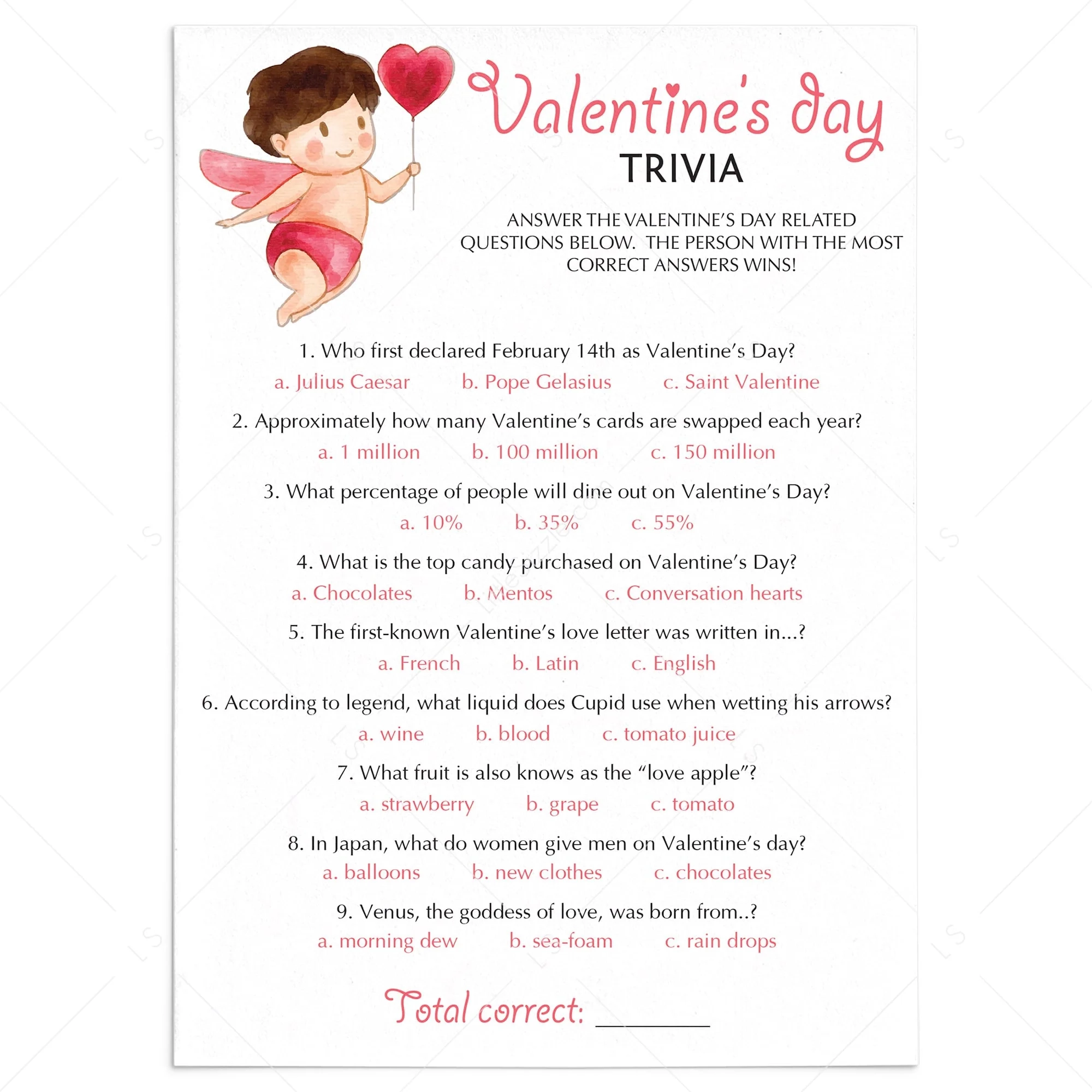 Printable Zoom Valentine s Day Trivia Quiz Instant Download LittleSizzle Printable Zoom Valentine s Day Trivia Quiz Instant Download LittleSizzle