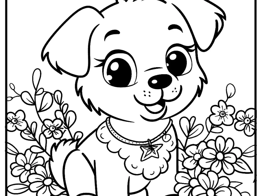Puppy Coloring Pages Free Coloring Pages