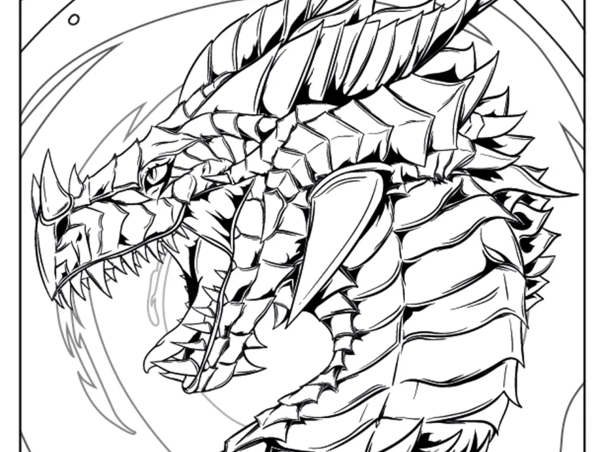 Realistic Dragon Coloring Pages Kids Activities Blog