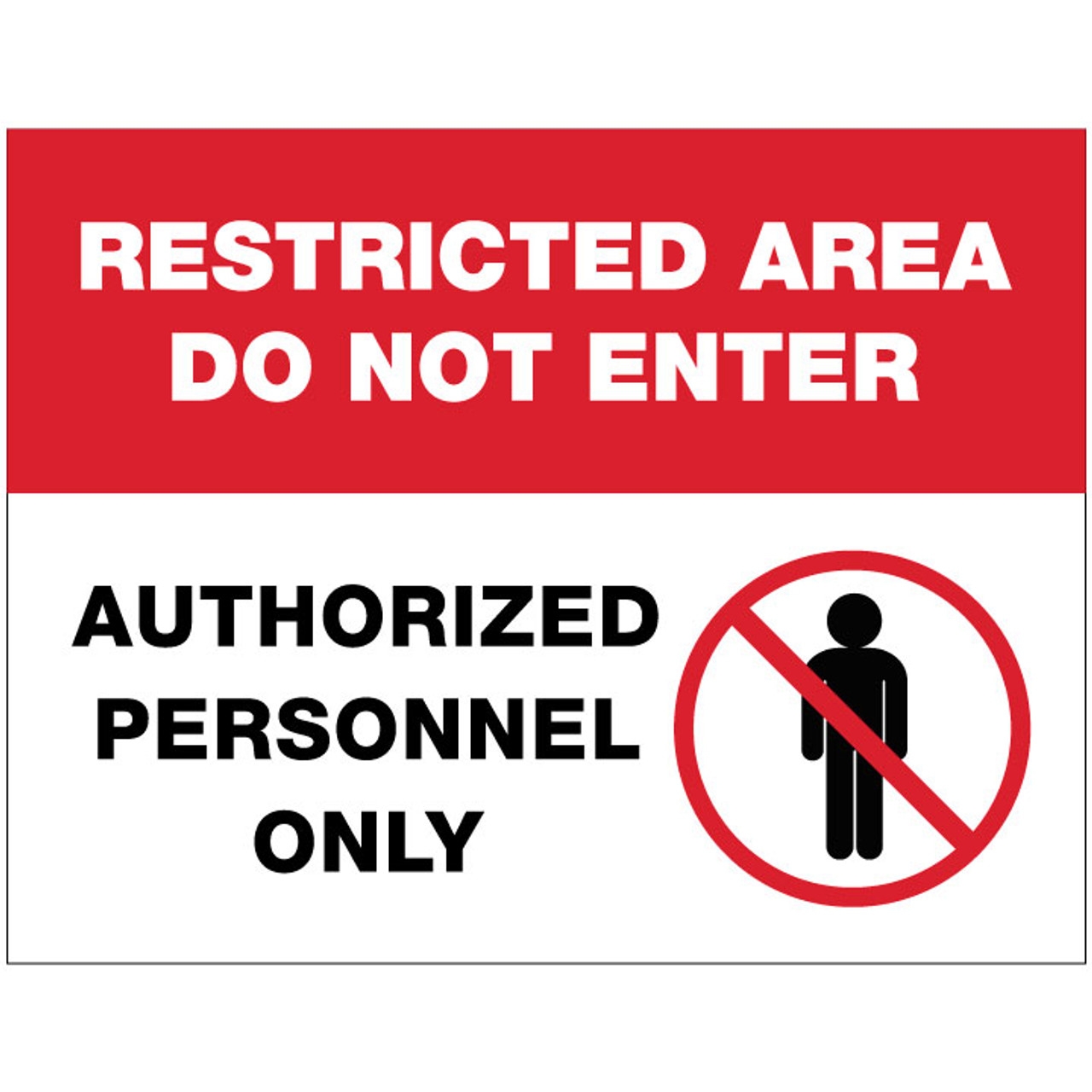 Restricted Area Printable Download Bazua Signs Graphics