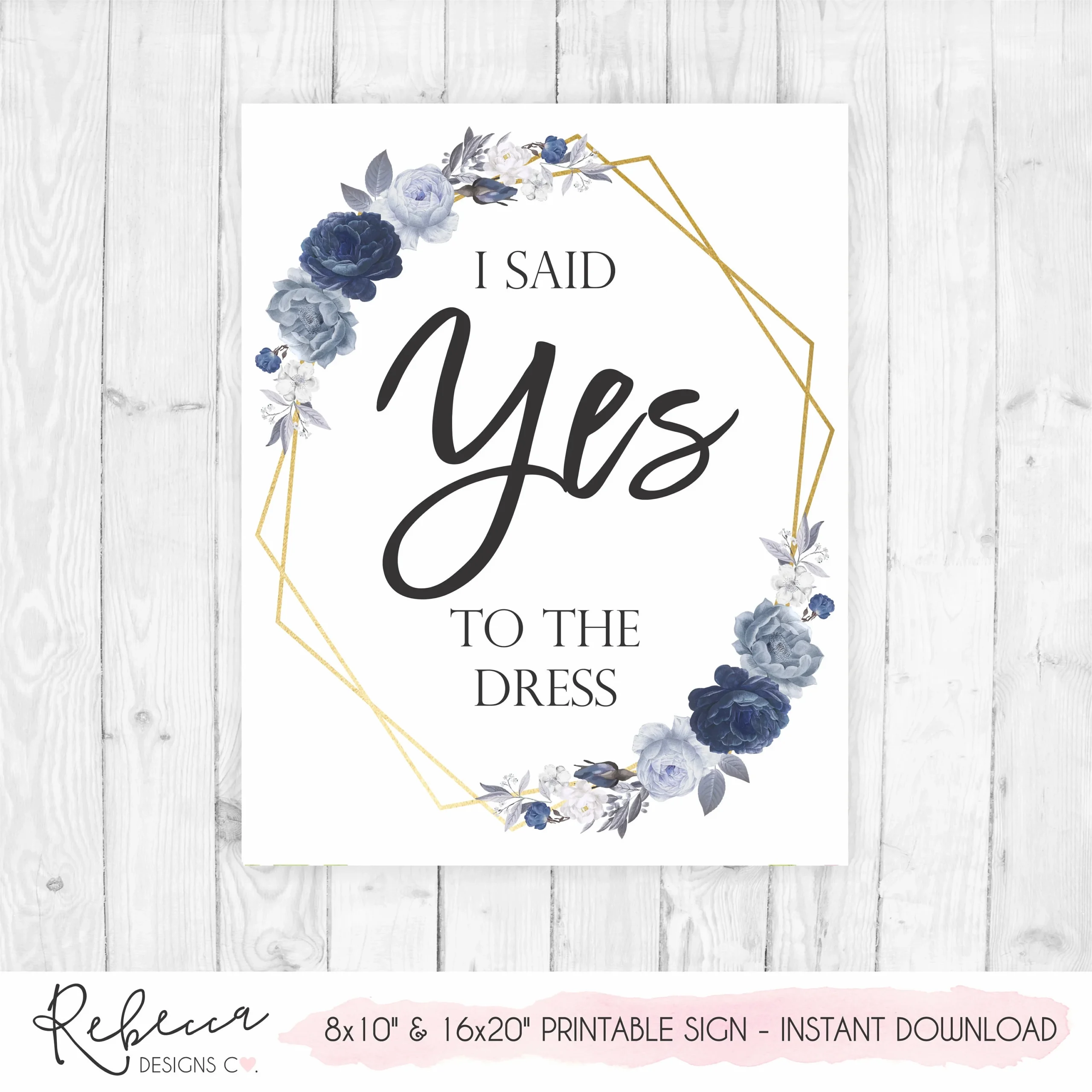 Say Yes To The Dress Sign Printable Sign I Said Yes To The Dress Sign Wedding Dress Shopping Bridal Boutique Sign Bridal Dress Shopping 330 Etsy