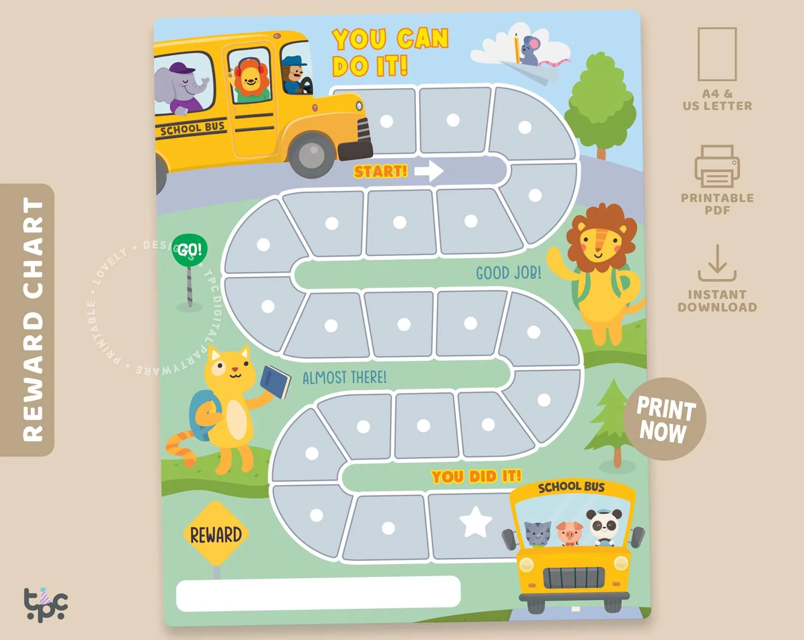School Bus Reward Chart Printable Yellow School Bus Sticker Chart Wheels On The Bus Good Behavior Potty Training Chart Etsy Israel