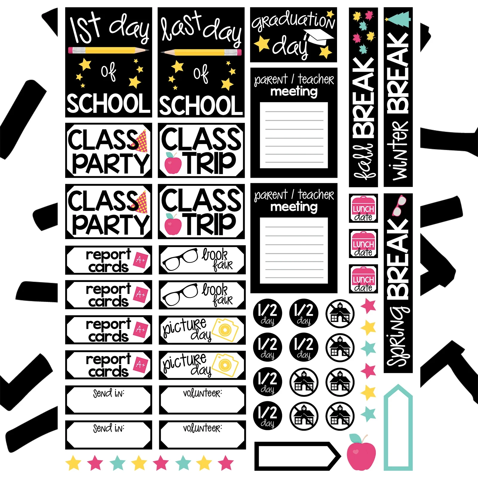 Free Printable Stickers Designs For Planner