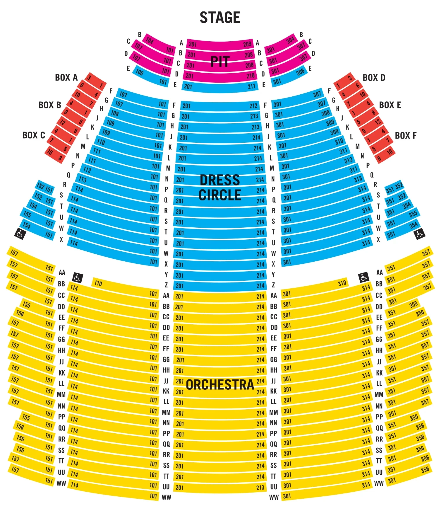 Seating Charts Playhouse Square