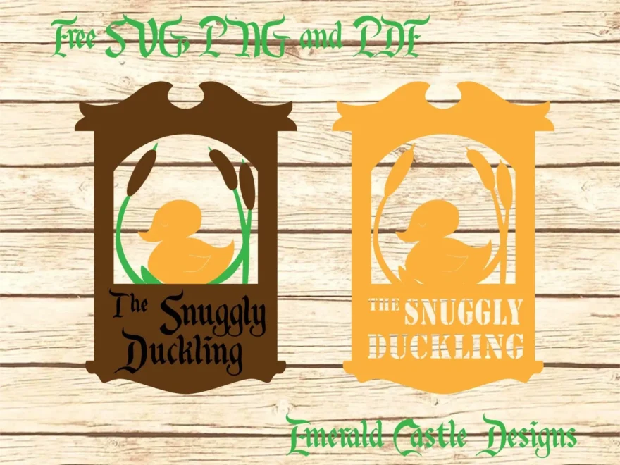 Snuggly Duckling Sign Free Download Emerald Castle Designs