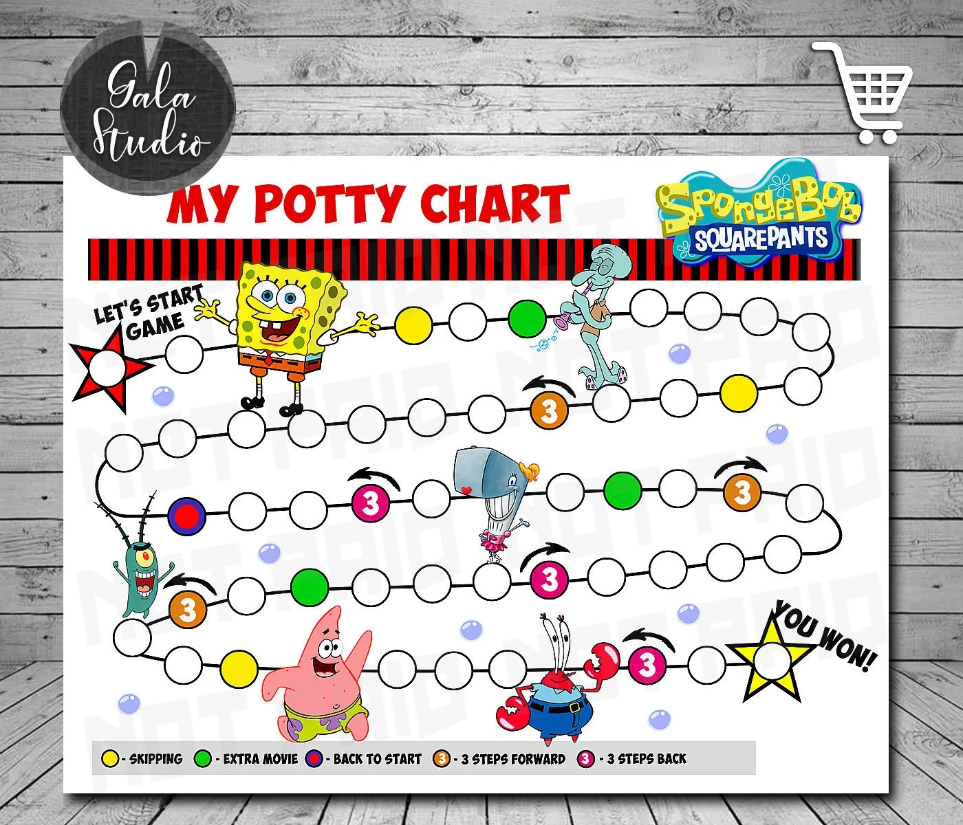 Free Printable Spongebob Behavior Charts