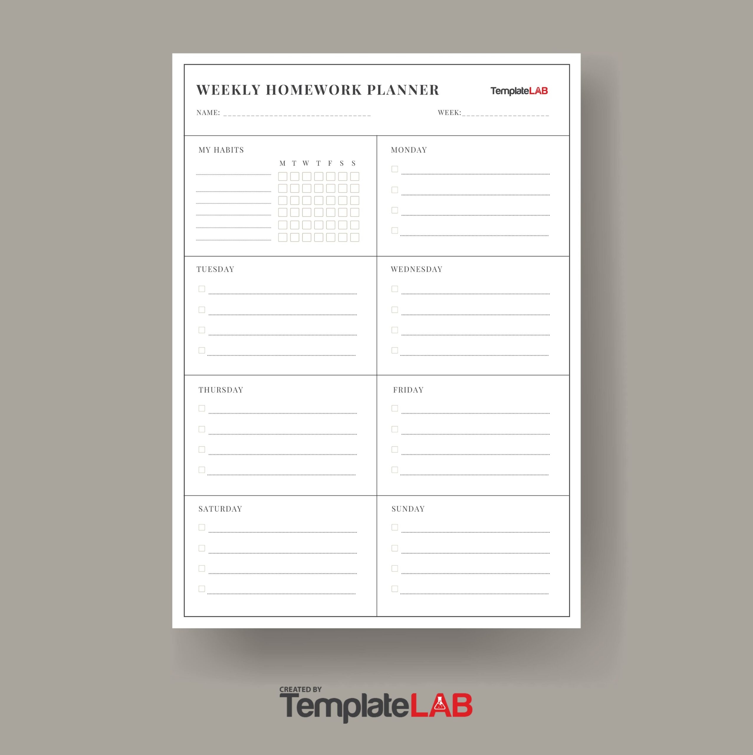 Scattered Squirrel Daily Planner Printable