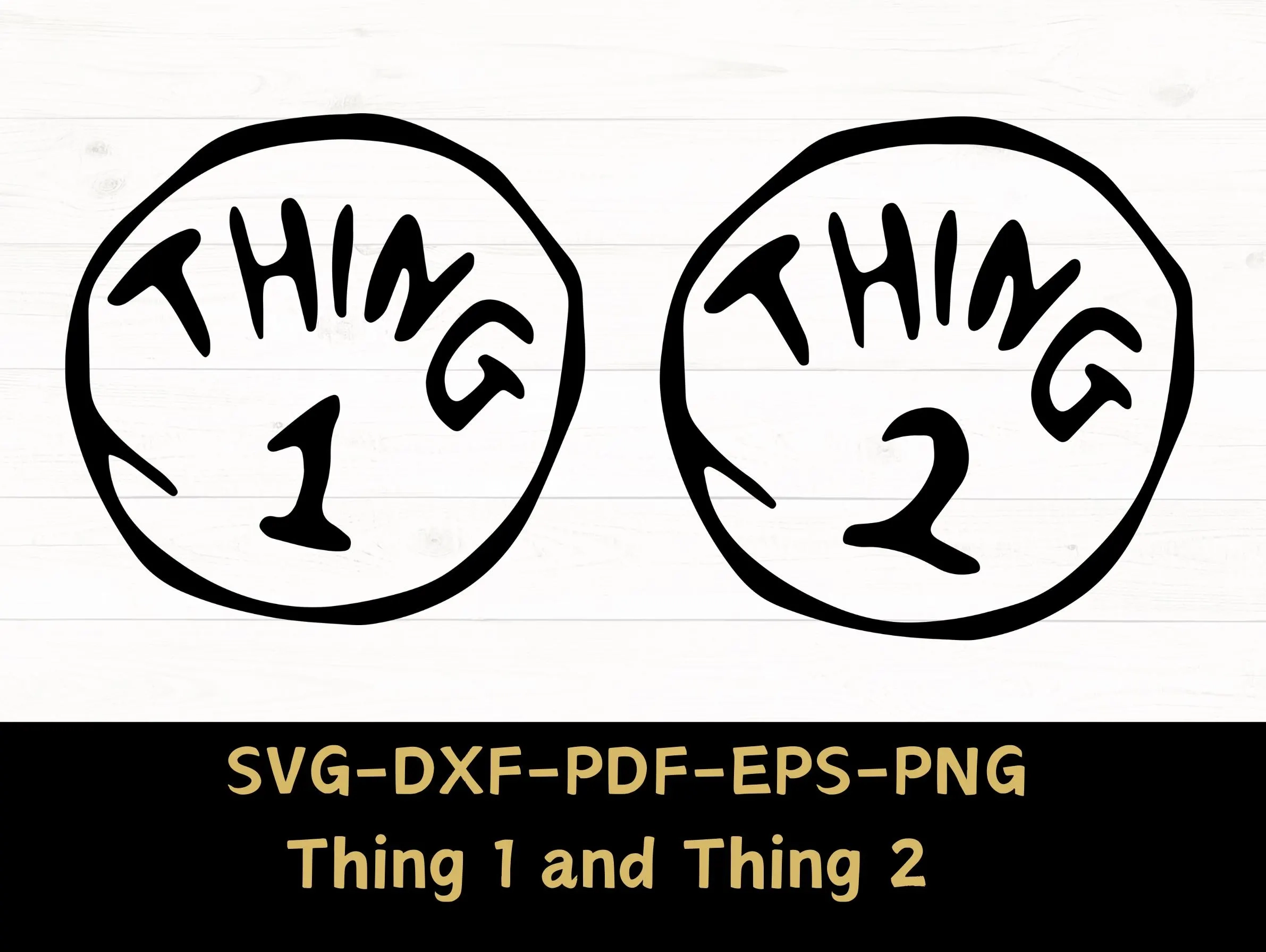 Thing 1 Thing 2 Sign Printable