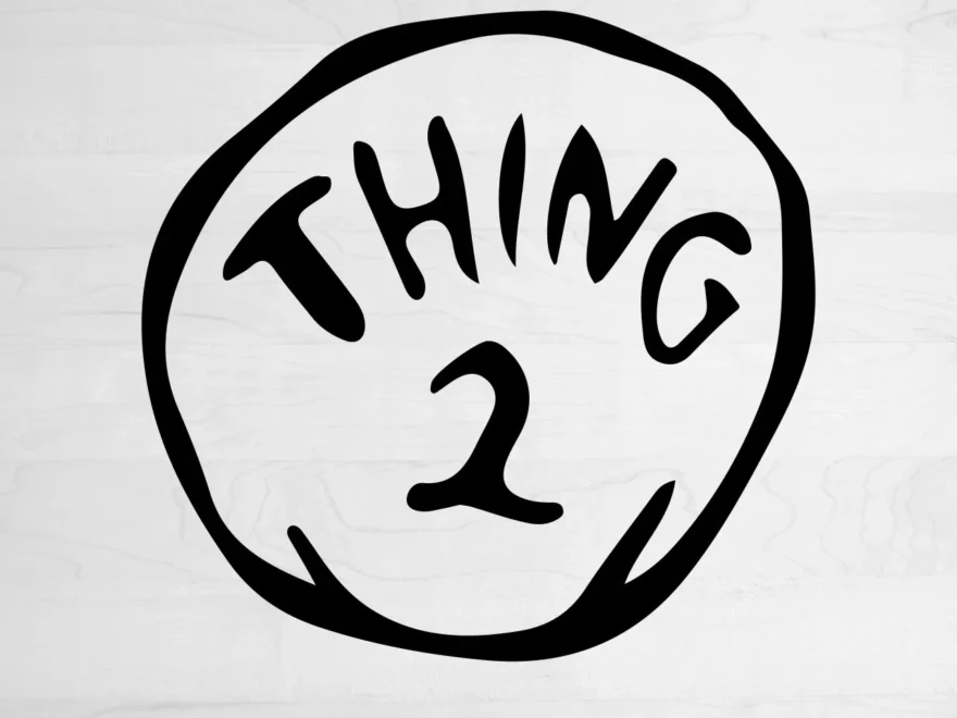 Thing 1 Thing 2 SVG Instant Digital Download Files Dr SVG Seuss Svg Teacher Thing One Thing Two Svg Instant Download Etsy