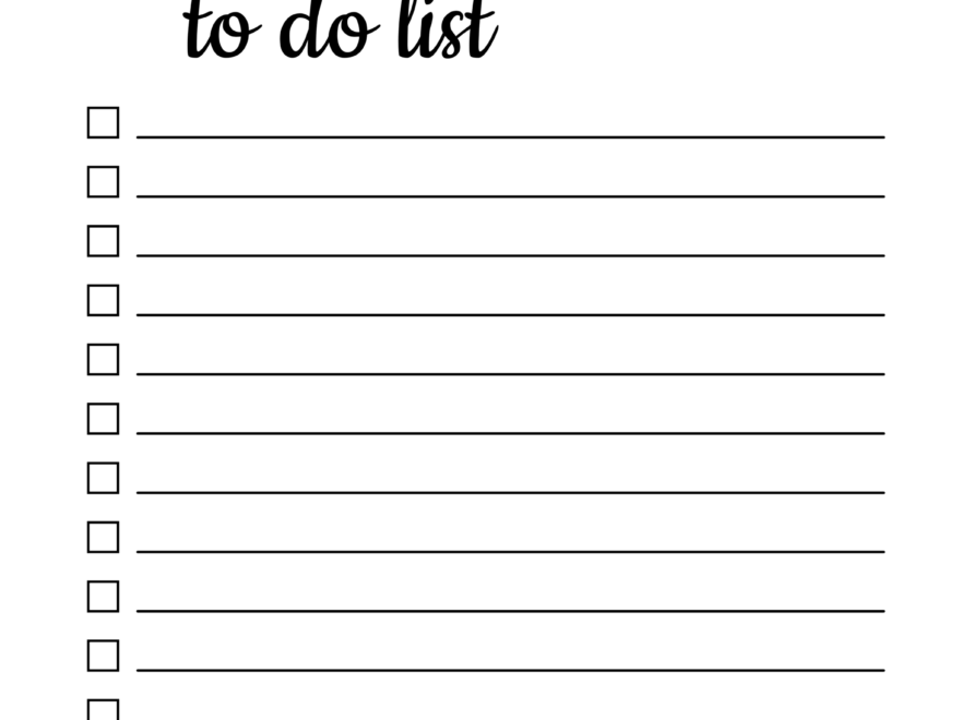 To Do List Free Printable PDF Templates Things To Do Free Printables Monograms Design Tools Patterns DIY Projects