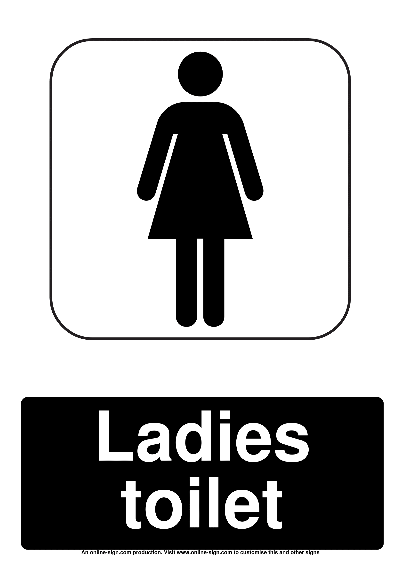 Free Printable Ladies Restroom Signs Free Printable Ladies Restroom Signs