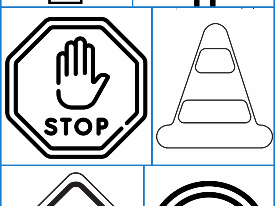 Traffic Signs Coloring Pages For Kids Free Printables Kids Art Craft