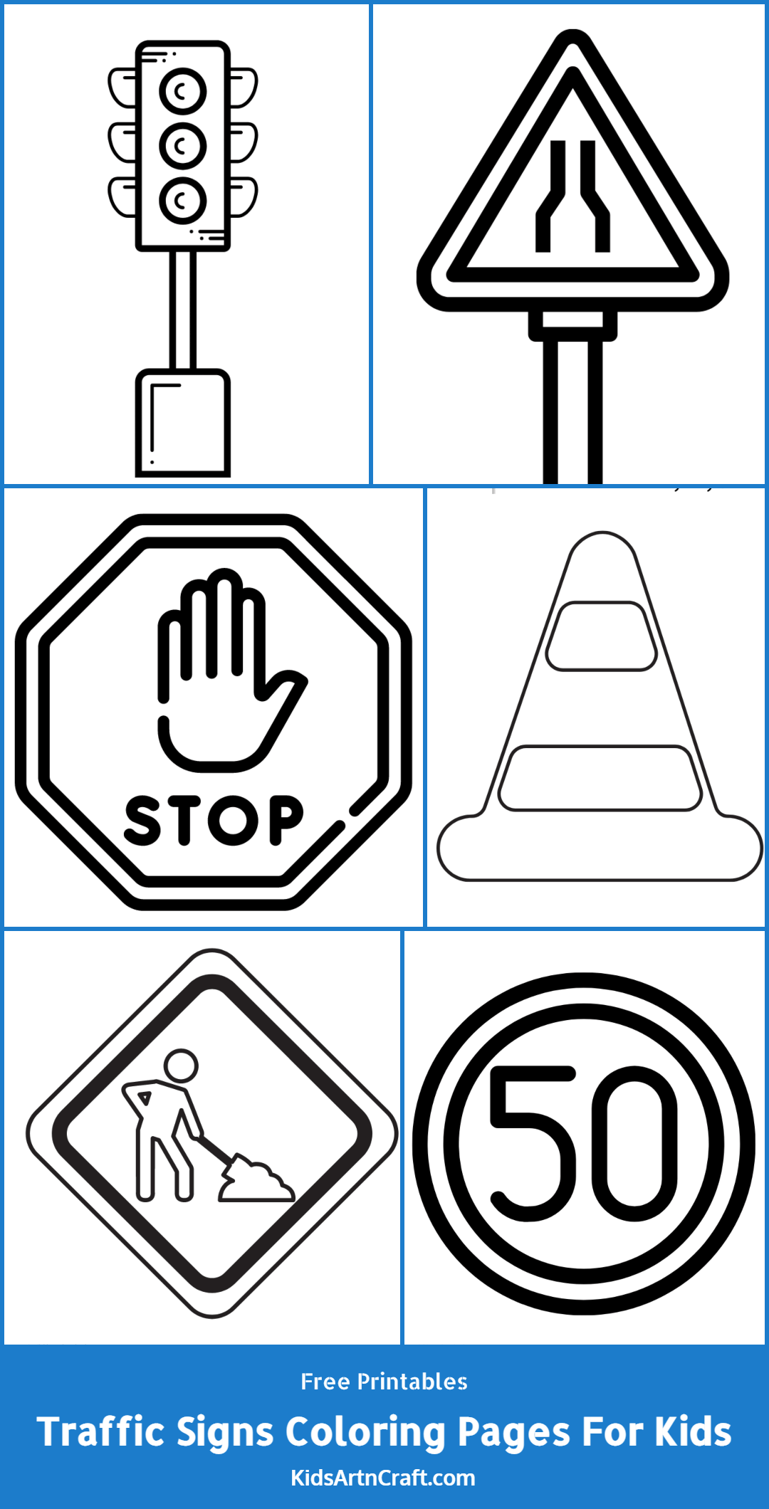 Traffic Signs Coloring Pages For Kids Free Printables Kids Art Craft