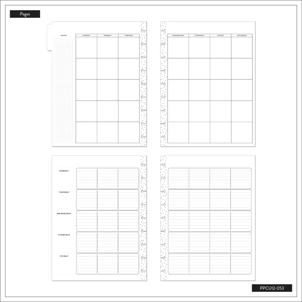 Happy Planner Teacher Layout Printable